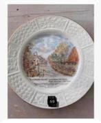 Antiek bord porselein “Highland Village” Seil Island Taylor, Antiek en Kunst, Ophalen of Verzenden