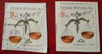 Ceska Rep Tsjechië - Weegschaal - 1x Postfris 1x Gestempeld, Verzenden, Overige landen, Postfris