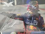 Max Verstappen handtekening kaart, Verzamelen, Automerken, Motoren en Formule 1, Ophalen of Verzenden, Zo goed als nieuw, Formule 1
