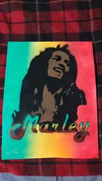 Straatwerk portret van Bob Marley, Ophalen of Verzenden