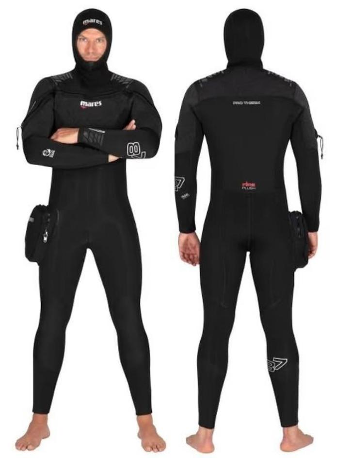 Duikpak 8/7mm Mares Pro Therm herenmaat L Gratis verzending!, Watersport en Boten, Duiken, Nieuw, Duikpak, Ophalen of Verzenden