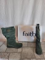 Nieuwe leren laarzen Khaki, Mt 38 Merk FAITH van 59 voor 22!, Hoge laarzen, ., Nieuw, Ophalen of Verzenden
