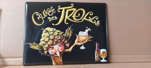Reclamebord Cuvée des Trolls (nieuw in verpakking), Verzamelen, Biermerken, Nieuw, Reclamebord, Plaat of Schild, Overige merken