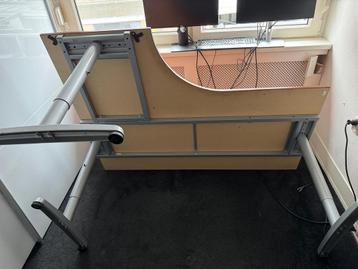 Bureau Ikea Galant kersen incl bovenkastjes en ladenblokje - afbeelding 2