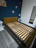 Bedframe 140x200 met elektrische lattenbodem, Huis en Inrichting, Slaapkamer | Bedden, Ophalen, Verstelbaar, Zwart, Tweepersoons