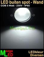 LED tuin lamp spot wandlamp tuinspot ledspot 5W 230V Wit, Huis en Inrichting, Lampen | Spots, Metaal of Aluminium, Nieuw, Ophalen of Verzenden