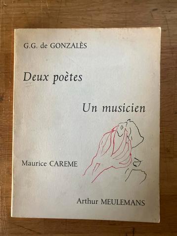 Deux poètes, Un musicien - G.G. de Gonzalès beschikbaar voor biedingen