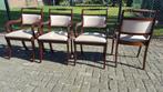 4 heldense mahonie eetkamer armstoelen, Ophalen