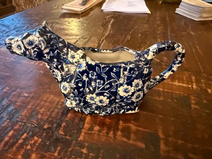 Burleigh Calico Galico kannetje koe kan koetje, Antiek en Kunst, Antiek | Servies los, Ophalen of Verzenden