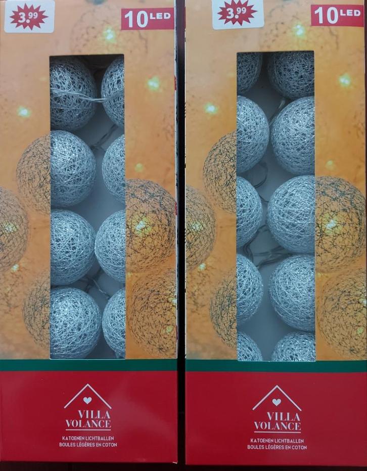 Villa Volance Lichtballen 2 dozen=4 euro, Diversen, Kerst, Nieuw, Ophalen