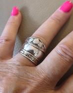 Maat 17,5 - Prachtige zilveren (950) ring MEXICO ring, Sieraden, Tassen en Uiterlijk, Ophalen, Zo goed als nieuw, 17 tot 18, Dame of Heer