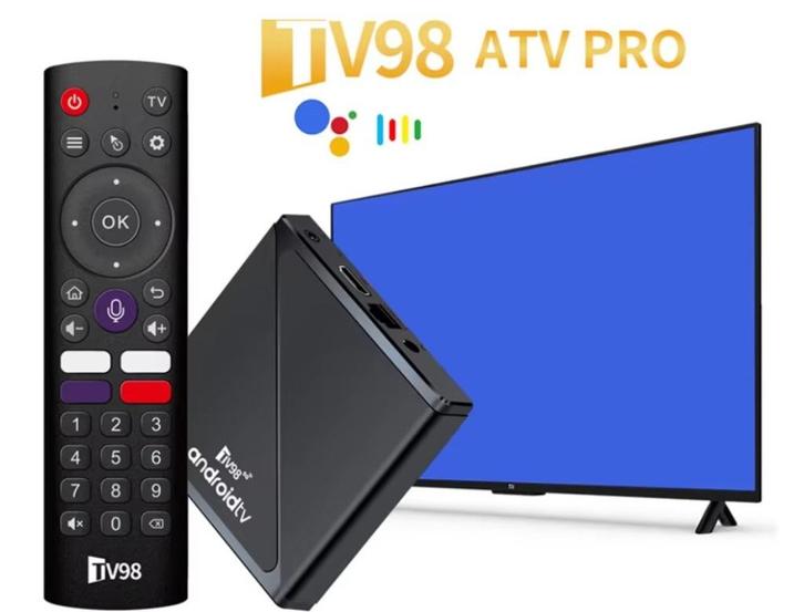 Smart TV Box TV98 ATV Pro Ultra HD 8K 4K Android, Audio, Tv en Foto, Mediaspelers, Nieuw, Zonder harde schijf, HDMI, USB 2.0, Verzenden