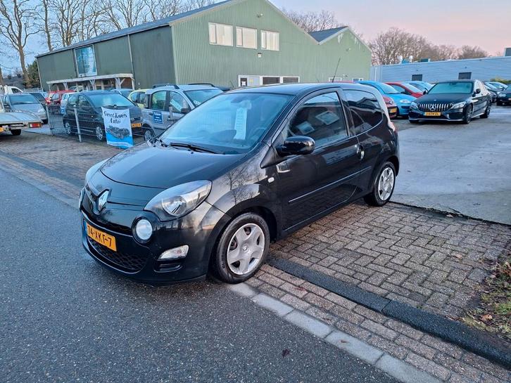 Renault Twingo 1.2 16V 2012 Zwart, Auto's, Renault, Bedrijf, Twingo, ABS, Airbags, Airconditioning, Boordcomputer, Centrale vergrendeling
