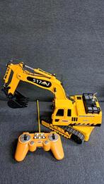 Grote bestuurbare graafmachine, Ophalen of Verzenden, Overige schalen, Auto offroad