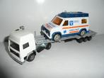 Vintage Majorette Volvo vrachtwagen en ambulance, Ophalen of Verzenden, Gebruikt, Bus of Vrachtwagen
