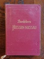 Baedeker - Hessen-Nassau, Europa, Ophalen of Verzenden, Reisgids of -boek, Gelezen