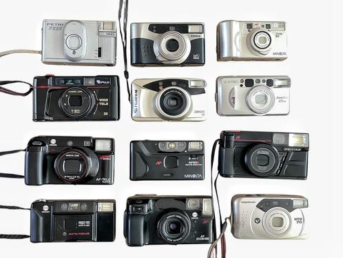 Lot kapotte analoge en digitale point&shoot camera’s, Audio, Tv en Foto, Fotocamera's Analoog, Niet werkend, Compact, Overige Merken