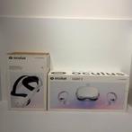 Oculus Quest 2 128GB met Elite Strap With Battery Compleet, Spelcomputers en Games, Virtual Reality, Ophalen of Verzenden, Zo goed als nieuw