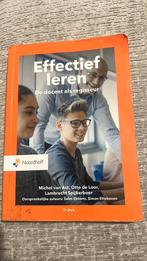 Effectief leren 5e druk - Van Ast, De Loor, Spijkerboer, Boeken, Ophalen of Verzenden, Zo goed als nieuw, HBO