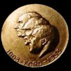 Ford 1903-1953 speld in goudkleur, Verzamelen, Speldjes, Pins en Buttons, Verzenden, Nieuw, Transport, Speldje of Pin