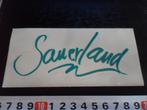 sticker Duitsland Sauerland  Transparant, Verzamelen, Ophalen, Zo goed als nieuw, Bedrijf of Vereniging