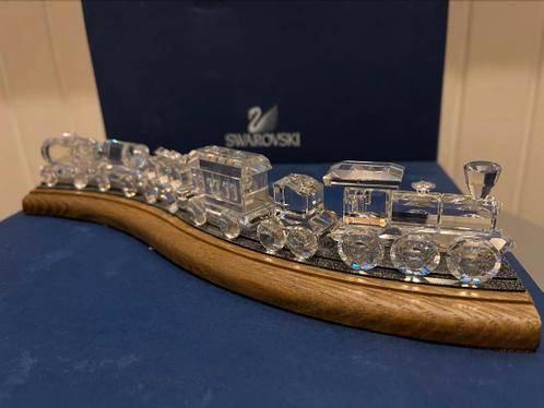 Swarovski complete set trein inc. Rails, dozen & certificate, Verzamelen, Swarovski, Nieuw, Figuurtje, Ophalen of Verzenden