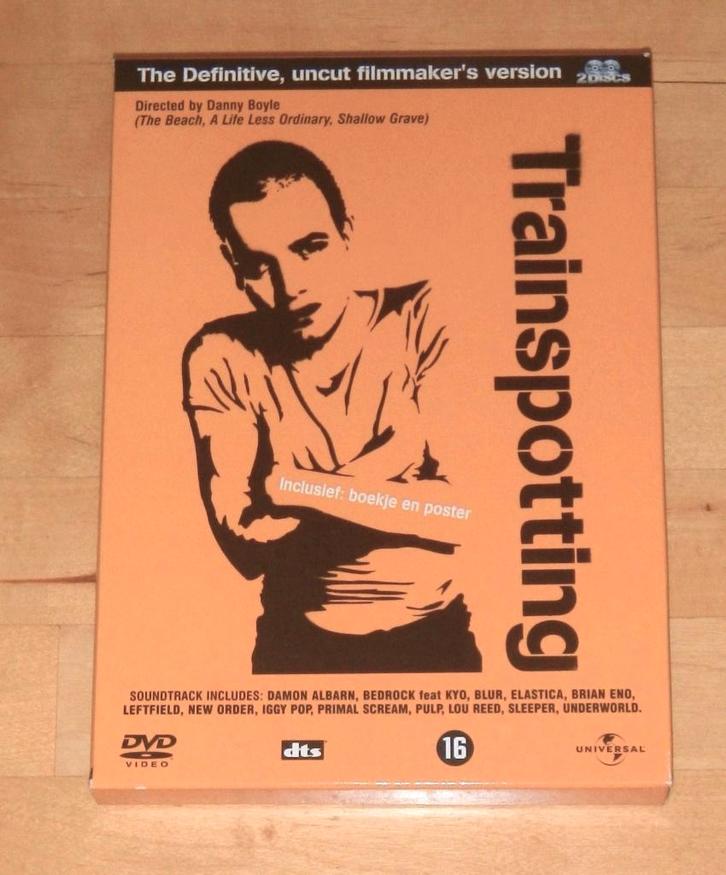 2 dvd - Trainspotting - Definitive edition , Uncut, Cd's en Dvd's, Dvd's | Klassiekers, Zo goed als nieuw, 1980 tot heden, Alle leeftijden