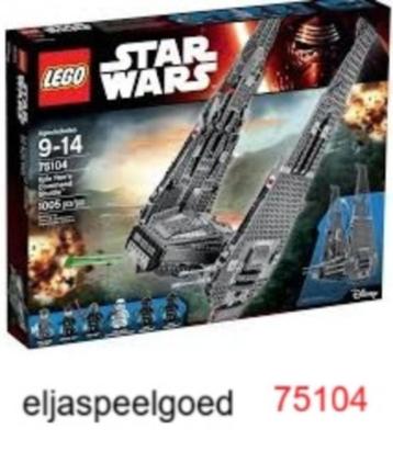 LEGO Star Wars Kylo Rens Command Shuttle – 75104 beschikbaar voor biedingen