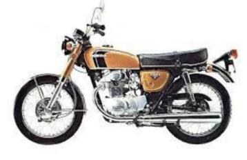 Voor Honda CB250 oldtimer motor uit 1971 beschikbaar voor biedingen