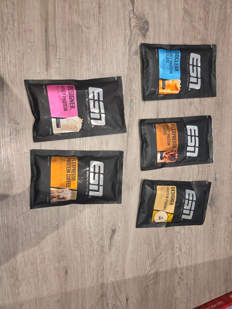 ESN Diverse Samples - Proteïne Poeder & Meer!, Sport en Fitness, Gezondheidsproducten en Wellness, Ophalen of Verzenden, Nieuw