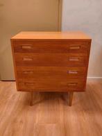 Vintage Poul Hundevad Deense Ladekast Kast Kastje, Ophalen, 50 tot 100 cm, Zo goed als nieuw, Poul Hundevad