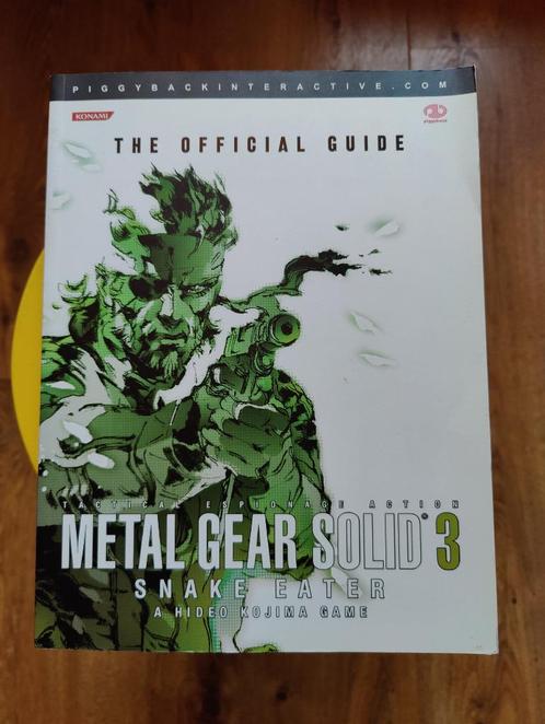 Metal Gear Solid 3 - Snake eater - Official strategy guide, Spelcomputers en Games, Games | Sony PlayStation 2, Zo goed als nieuw