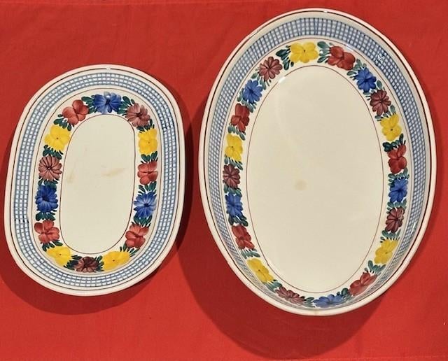 grote schaal + kleine schaal, Villeroy en Boch - Goslar, Antiek en Kunst, Antiek | Servies los, Ophalen