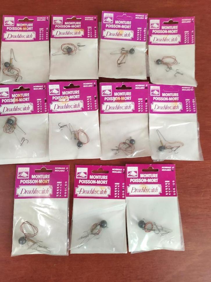 Drachkovitch takels 11 stuks div gewichten. (kunstaas), Watersport en Boten, Hengelsport | Roofvissen, Overige typen, Ophalen of Verzenden