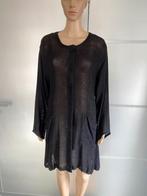 J63 Lang vest maat L=42/44 zwart, Kleding | Dames, Truien en Vesten, Ophalen of Verzenden, Zo goed als nieuw, Maat 42/44 (L), Zwart