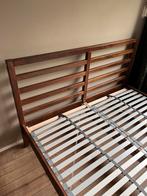 Houten Ikea bed, 140x200, Huis en Inrichting, Slaapkamer | Bedden, Gebruikt, 140 cm, Wit, Hout