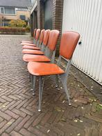 Vintage italiaanse fasem T38 eetkamerstoelen 6st, Huis en Inrichting, Stoelen, Ophalen of Verzenden, Zo goed als nieuw, Overige kleuren