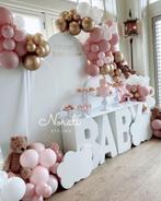baby tafel backdrop & decoratie set up ballonnen boog, Ophalen of Verzenden, Verjaardag