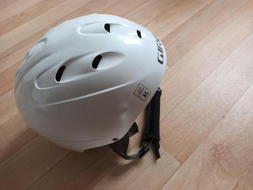 Witte Skihelm ski helm giro maat xs wit wintersport 52 53.5, Sport en Fitness, Skiën en Langlaufen, Gebruikt, Overige typen, Skiën