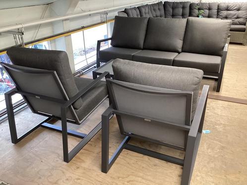 Loungeset Tuinset Loungebank Loungestoel Merk Tuinmeubelen, Tuin en Terras, Tuinsets en Loungesets, Nieuw, Loungeset, Aluminium