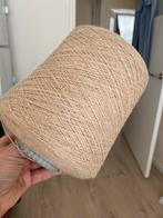 Merino Angora Wol - 550gr Beige, Hobby en Vrije tijd, Breien en Haken, Ophalen of Verzenden, Zo goed als nieuw, Breien of Haken