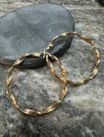 Prachtige 14k gouden wokkels, Sieraden, Tassen en Uiterlijk, Oorbellen, Ophalen of Verzenden, Nieuw, Goud