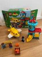 Duplo 10871 Vliegveld met doos en boekje, Ophalen of Verzenden, Zo goed als nieuw, Complete set, Duplo