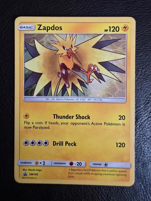 Zaldos SM145 sun moon promo, Hobby en Vrije tijd, Verzamelkaartspellen | Pokémon, Nieuw, Losse kaart, Ophalen of Verzenden