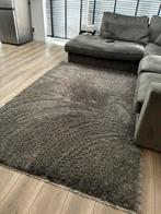 Hoogpolig grijs vloerkleed 230x160, Huis en Inrichting, Stoffering | Tapijten en Kleden, Ophalen, 200 cm of meer, Zo goed als nieuw