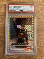 2022 Topps Chrome F1 Max Verstappen Gold Checker /50 PSA9, Hobby en Vrije tijd, Stickers en Plaatjes, Ophalen of Verzenden, Zo goed als nieuw