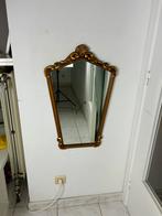 Vintage spiegel Franse elegantie stijl hout, Antiek en Kunst, Antiek | Spiegels, Ophalen of Verzenden, Overige vormen, Minder dan 50 cm