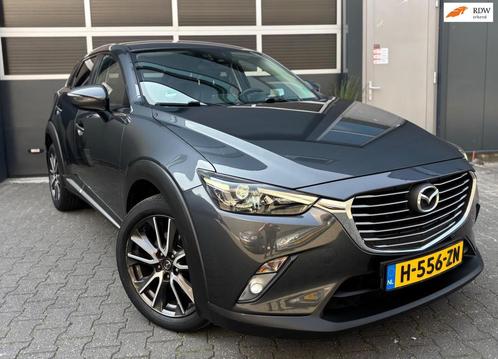 Mazda CX-3 2.0 SkyActiv-G 120 TS+ LEDER STOELVW camera COMPL, Auto's, Mazda, Bedrijf, Te koop, CX-3, ABS, Airbags, Airconditioning