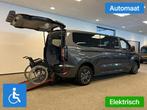Ford Transit Custom L2H1 Rolstoelbus Automaat HYBRIDE Bodemv, Auto's, Bestelauto's, Automaat, 12 maanden, Gebruikt, Zwart