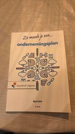 Zo maak je een ondernemeringsplan, Ophalen of Verzenden, Zo goed als nieuw, MBO, Noordhoff Uitgevers